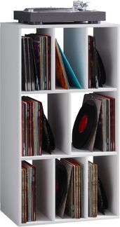 VCM Standregal Schaltino 916702 Weiß H. 120 x B. 60 x T. 40 cm