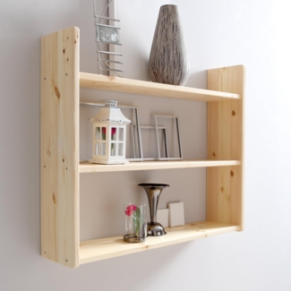 Wandregal "Ena" Kiefer massiv