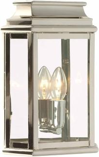 Elstead Lighting St Martins Outdoor 1-Light Wandleuchte Nickel poliert IP44 E27