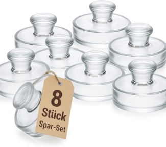Thiru Fermentationsglas - Fermentiergewichte - Ø 7 & 8 cm - 4er- & 8er-Sets, (8-tlg)