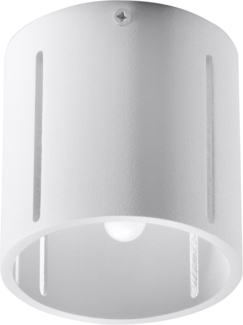 Deckenleuchte, Weiß, ALU, UP DOWN, H 10 cm