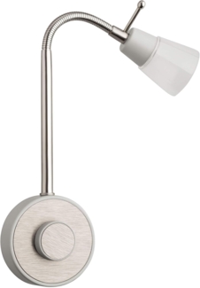 SEBSON LED Steckdosenleuchte LED Steckdosenlampe dimmbar und flexibel - 2W 160lm warmweiß, LED fest integriert, warmweiß
