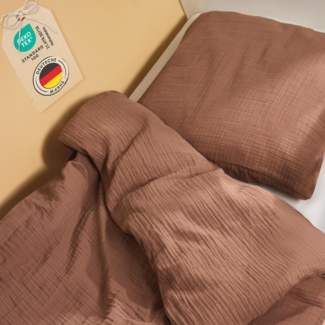 Laleni Kinderbettwäsche Kinderbettwäsche aus Baumwolle - Musselin Bettwäsche, Oeko-TEX zertifizierte Bettwäsche Sommer