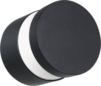 Eglo 97303 LED Outdoor Wandleuchte MELZO schwarz transparent Ø13,5cm H:13cm IP44