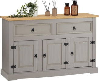 IDIMEX Kommode TEQUILA, Sideboard TEQUILA Kommode Kiefer massiv mit 2 Schubladen Buffetschrank