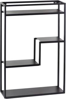 osoltus Raumteiler osoltus cube Wandregal schwarz Metall 40x13x60cm