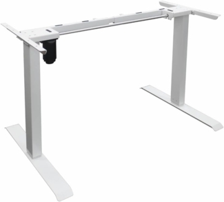 HOME DELUXE Gestell für höhenverstellbaren Schreibtisch AXION - Weiß
