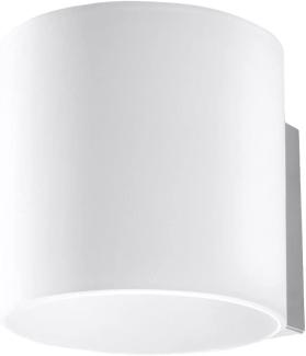 Wandleuchte, Glas, Weiß, UP DOWN, H 12 cm