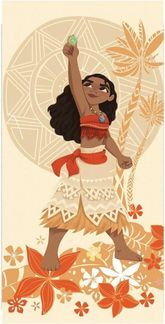 Vaiana Strandtuch – 70x140 cm 100% Polyester für den perfekten Strandtag