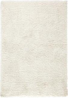 Hochflor Teppich Venice Creme meliert - 160x230x4,5cm