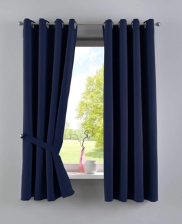 Gardinenbox Verdunkelungsvorhang, Ösen (2 St), verdunkelnd, Polyester, »NewYork« Thermo-Gardinen Blackout 201920600-2