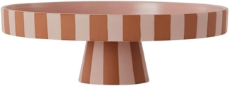 Oyoy Schale auf Fuß Toppu Caramel-Rose (Groß) L10156
