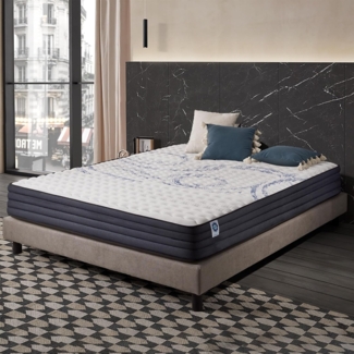 naturalex | Perfectsleep | Matratze 120x190 cm | Memory und Blue Latex-Technologie Extra Komfort HR | Fester Halt mit Atmungsaktivem Schaumstoff | Ergonomisch Entspannend und Hypoallergen