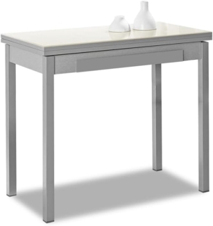 ASTIMESA Küchentisch, Buchform, Beige, 80x40 cm