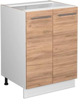 Küchenunterschrank Fame-Line Goldkraft Eiche 60 cm ohne Arbeitsplatte Vicco