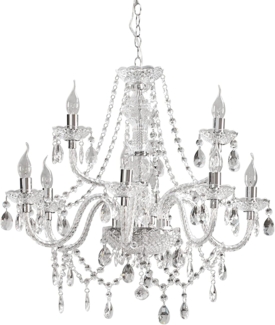 riess-ambiente Kronleuchter CRYSTAL 75cm klar, ohne Leuchtmittel, Wohnzimmer · Acryl · Schlafzimmer · Barock Design