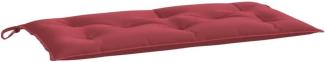 vidaXL Gartenbank-Auflage Weinrot 100x50x7 cm Oxford-Gewebe 361573