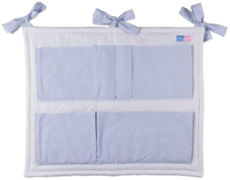 Robert Osswald 1.1.5.1.1.1.1-K01-14 Utensilo mit Taschen - 75x70 cm - für das Kinderbett, rosa