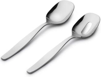 Alessi ANF06-14 Salatbesteck, Stainless Steel, Edelstahl