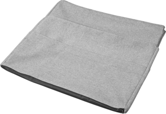 Badenia Trendline Husse für Gästematratze XXL mit praktischen Taschen, Öko-Tex zertifiziert 65 x 65 x 45 cm), hellgrau, produziert nach deutschem Qualitätsstandard