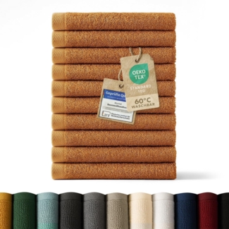 Blumtal Gästehandtücher 30x30 cm - weich und saugstark, Frottee (12-St), 12er und 24er Set, 100% Baumwolle