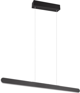 LED Pendelleuchte HELIOS Schwarz dimmbar & höhenverstellbar bis 150cm, B: 100cm