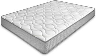 amuéblate online Viskoelastische Matratze Carla (doppelseitig), mehrlagig, mittlere bis hohe Härte, Höhe 21 cm, milbendicht, antibakteriell und hypoallergen, 90x190 cm