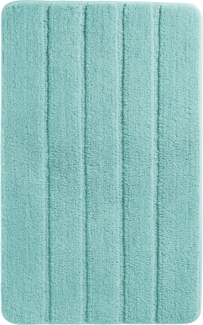 Schiesser Badteppich Milano - 60 x 100 cm - Helltürkis