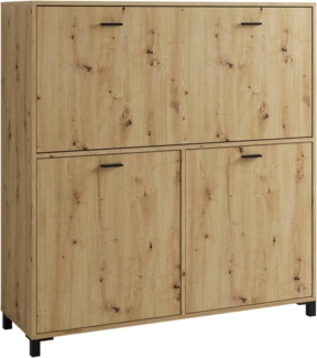 byLIVING Sekretär Montana, platzsparende Arbeitslösung mit viel Stauraum, Breite 120 cm