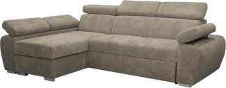 'Boston Mini Premium' Ecksofa, Cord, Beige, 98 x 255 x 170 cm, Links