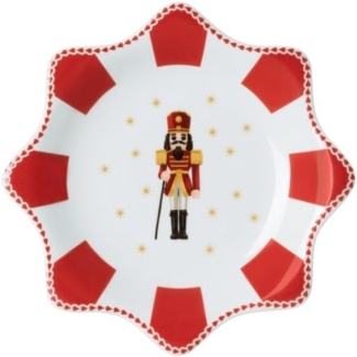 Hutschenreuther Schale Christmas Love red Sternschale 20cm, Porzellan, (Schalen & Schüsseln)
