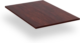 Blumfeldt Bearsdon Tischplatte 120x80 - Langlebige Holztischplatte, Kratzfest & Hitzebeständig, Ideal für Esszimmer - Modernes Teakholz-Finish, Perfekt für Industrielle & Minimalistische Räume