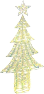 vidaXL Weihnachtsbaum mit 240 LEDs Warmweiß 180 cm Haustier 42018987