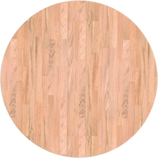 vidaXL Tischplatte Braun Ø 70 x 2.5 cm Massives Eichenholz 42016003