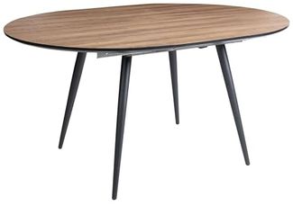 Ausziehbarer Esstisch SENIAC Braun 112 cm 110 150 cm