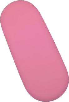 100% Baumwolle Jersey Spannbetttücher für Babykörbchen Passend für 33x76 cm Matratze (Rosa)
