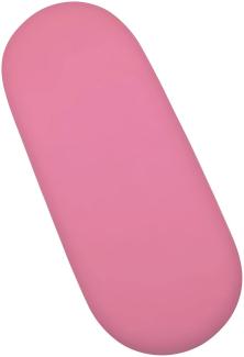 100% Baumwolle Jersey Spannbetttücher für Babykörbchen Passend für 33 x 76 cm Matratze (Rosa)