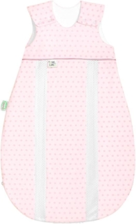 Odenwälder - Jersey Schlafsack Prima Klima - Springing Dots Rose Quarz Gr. 70