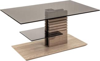 Couchtisch Celka 100x60x47 höhenverstellbar Wildeiche/Parsol 16247