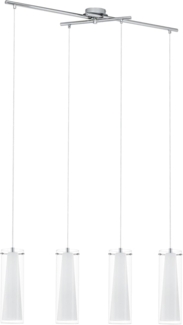 Eglo 89834 Pendellampe PINTO chrom E27 max. 4X40W H:110cm L:90,5cm B:36cm dimmbar