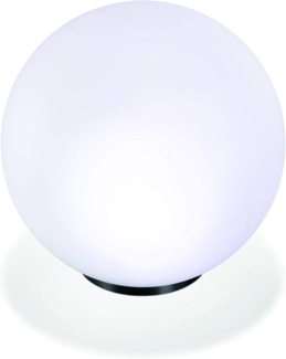 Solarkugel Multicolor, 7 Farben, D=30cm, Leuchtkugel, Lichtkugel, LED Gartenkugel, Akku, Bodenleuchte, Gartendeko, Solarleuchten, Kugelleuchten, 6500K, Winterfest, Outdoor, außen, 102610
