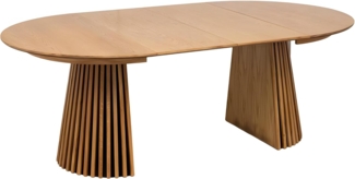 ebuy24 Esstisch Tokyo Esstisch inkl. 2 Zusatzplatten Ø120x120-160-