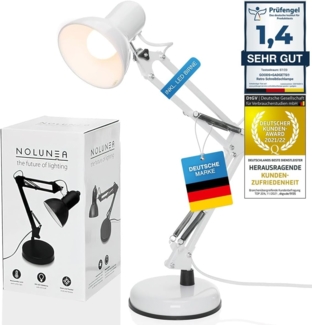 Goods+Gadgets LED Schreibtischlampe LED Tischlampe für Büro & Homeoffice – Dimmbar,Touch & Augenfreundlich, LED wechselbar, Tischlampe