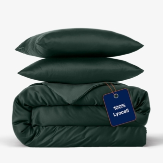twenty:three® Bettwäsche Lyocell Bettwäsche Forest Green, Lyocell, Atmungsaktiv, Ultraweich, 100% TENCEL™ Lyocell, Nachhaltig