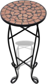 vidaXL Beistelltisch Mosaik Terracotta 41127