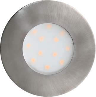 Eglo 96415 LED Outdoor Einbauleuchte PINEDA-IP nickel-matt Ø7,8cm IP44 3000K