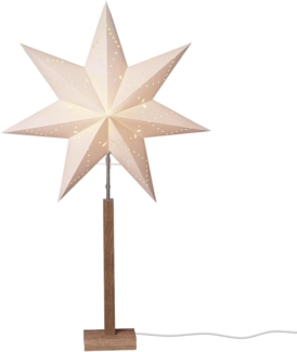 Star Stern Karo Mini Material: Holz/Papier, Farbe beige, Höhe, 55 x 34 cm