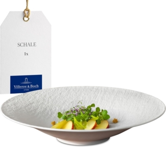 Villeroy & Boch Manufacture Rock Schale tief weiß Ø 29 cm