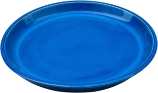 Teramico Blumentopfuntersetzer Pflanzteller Untersetzer für Blumentöpfe 40cm Royal Blau Vogeltränke, 100% Frostfest