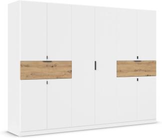 rauch Kleiderschrank, Drehtürenschrank TICAO, 10-türig, 2 Schubkästen, inkl. Türdämpferset, Alpinweiß, 271 x 210 x 54 cm
